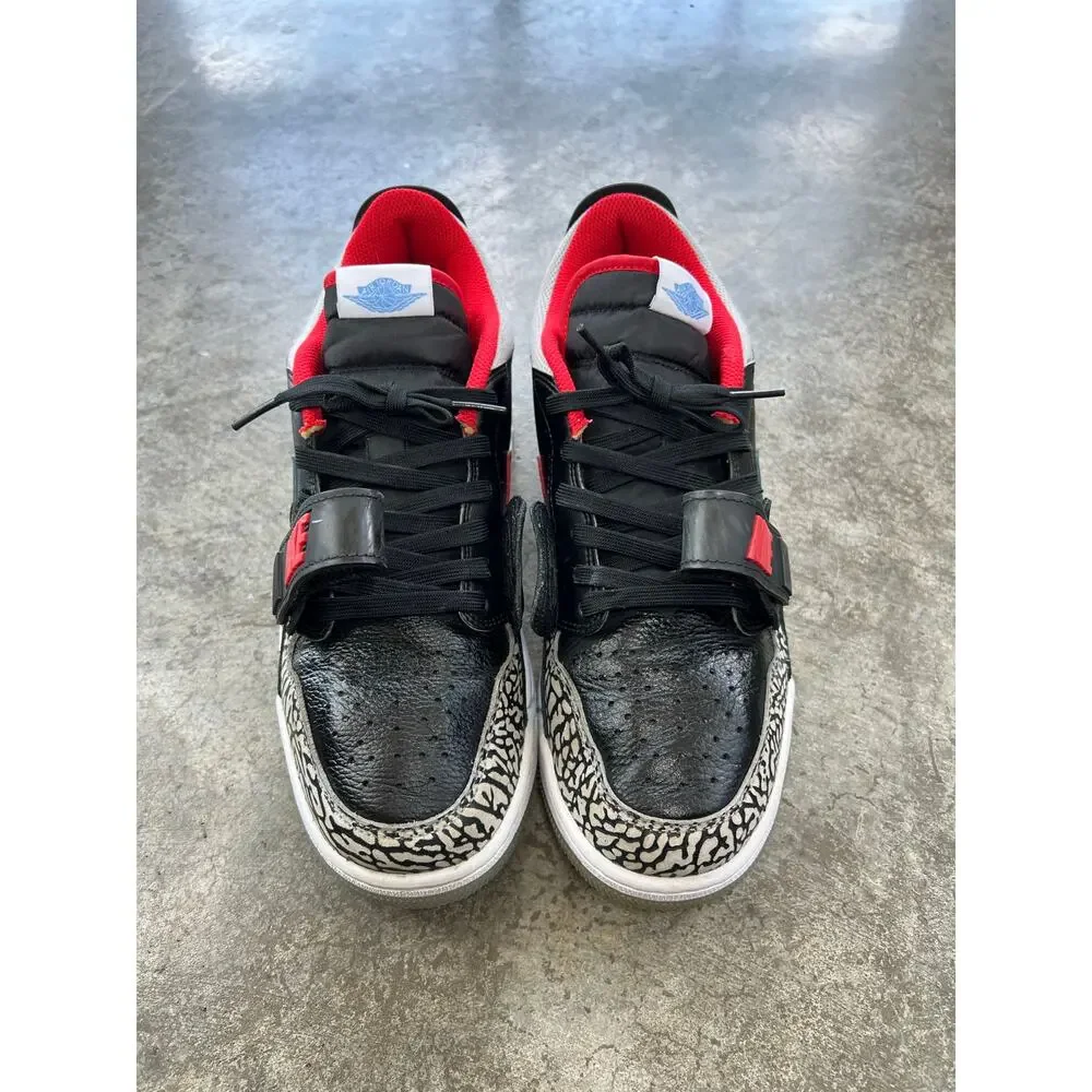 Jordan Legacy 312 Low Chicago Flag Black Blue Red Men’s 9.5